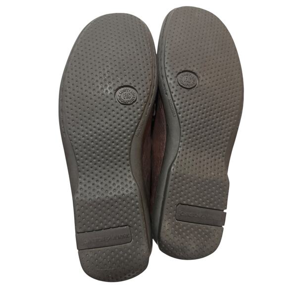 JOHNSON & MURPHY Leather Slip On Tassel Loafer Mens SZ 10 - Picture 7 of 11